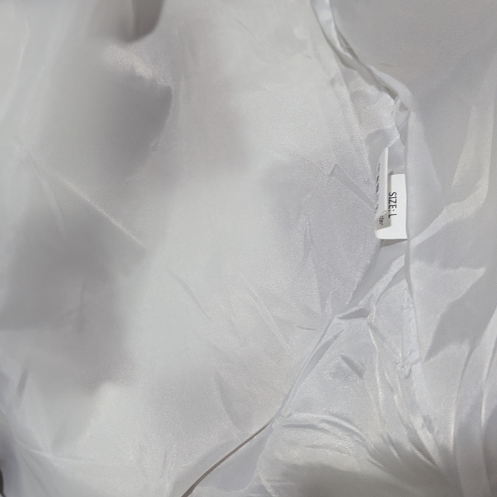 White Polyester Jacket - Picture 3 of 5